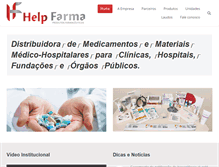 Tablet Screenshot of helpfarma.com.br